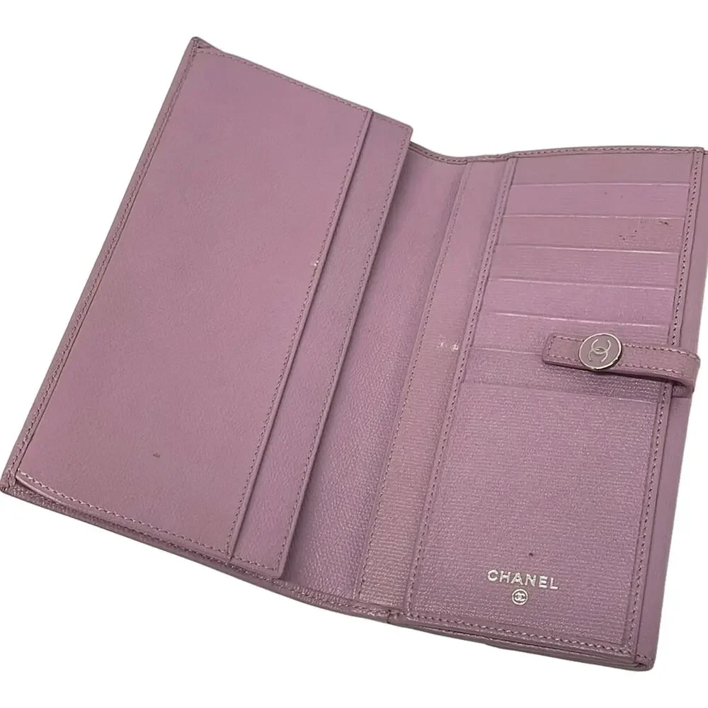 Chanel CC Button Long Wallet A20905